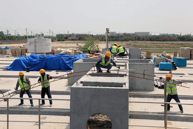 现场直击！赣榆区三大市政重点项目建设“五一”期间火力全开